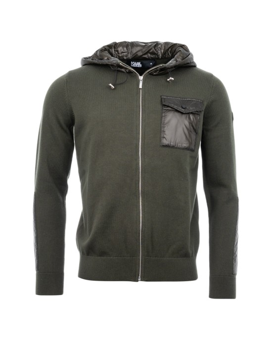 Karl Lagerfeld Knit hoody jacket 655043-544305/0590