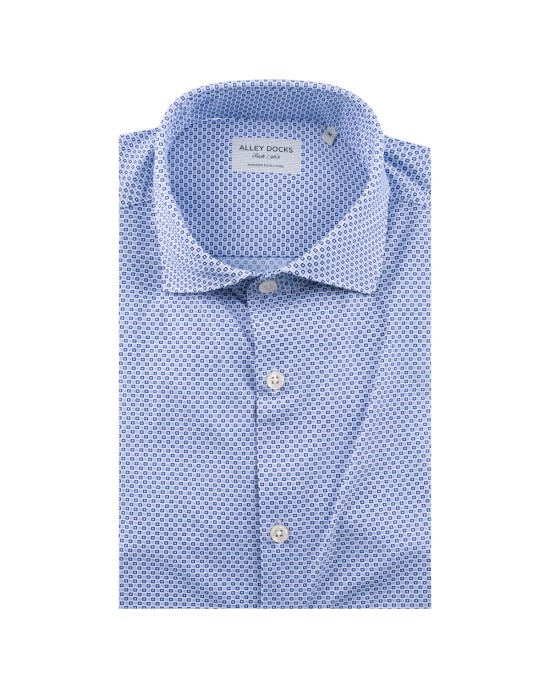 Alley docks Πουκάμισο AU24S15CA-FIO3241/LIGHT BLUE