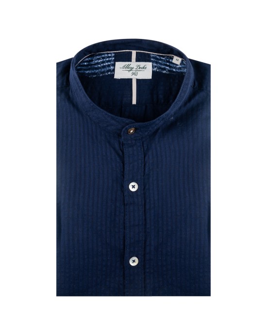 Alley docks Πουκάμισο AU24S06CA-C601084SE//NAVY BLUE