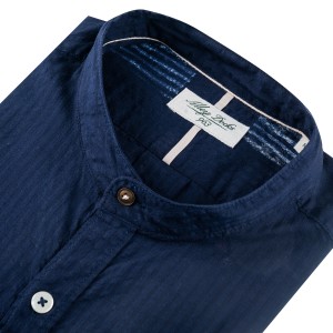 Alley docks Πουκάμισο AU24S06CA-C601084SE//NAVY BLUE