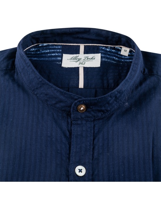 Alley docks Πουκάμισο AU24S06CA-C601084SE//NAVY BLUE