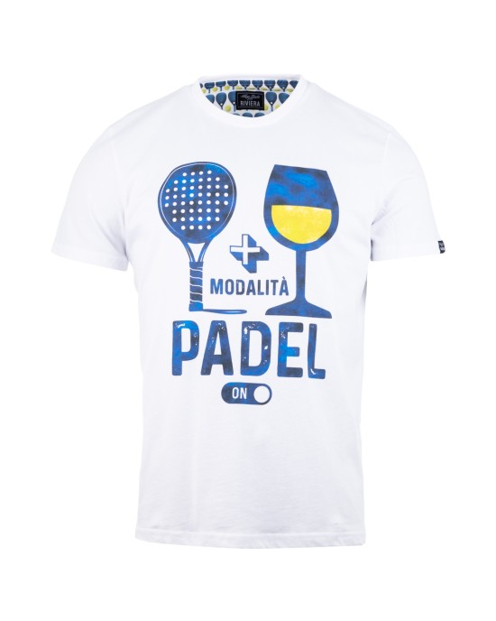 Alley docks T-shirt AU24S0STG-PADEL1/OPTICAL WHITE