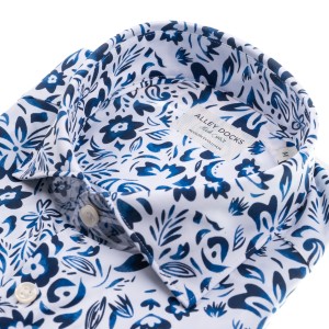 Alley Docks Πουκάμισο AU25S15CA-FIO3745/WHITE/BLUE