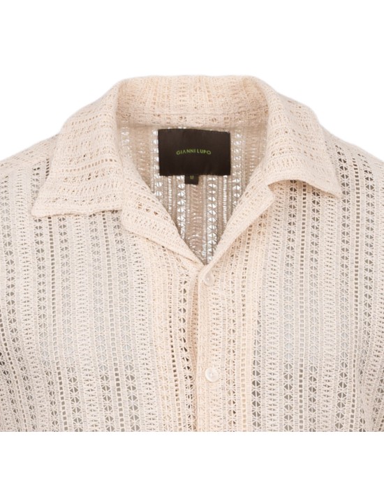 Gianni Lupo Πουκάμισο GL347R/BEIGE