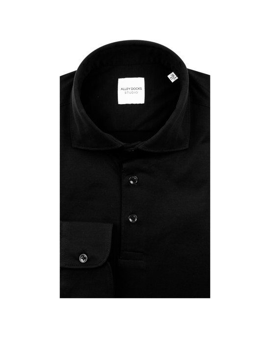 Alley docks Shirt AU26W91CA-FINEJERSEY/BLACK