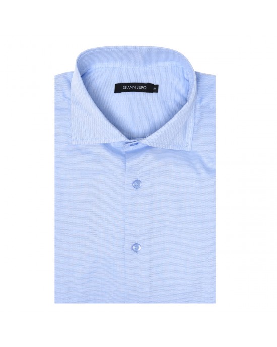 Gianni lupo Πουκάμισο GL71195-Blue