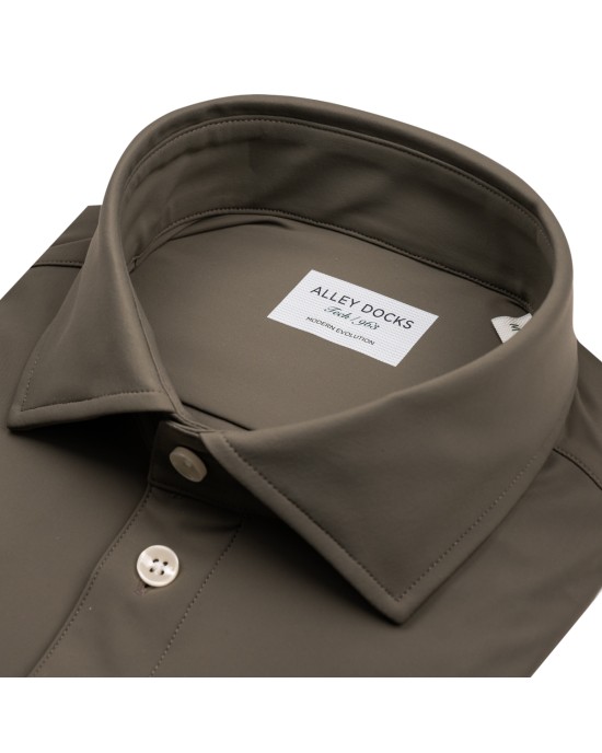 Alley docks Shirt AU26S34PO-NEU5/OLIVE