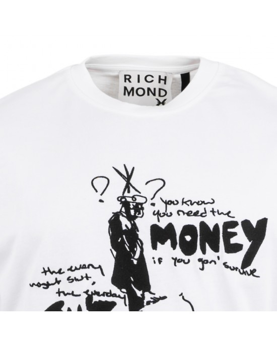 Richmond Μπλούζα UMA26235TS/WHIT