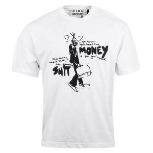 Richmond Μπλούζα UMA26235TS/WHIT