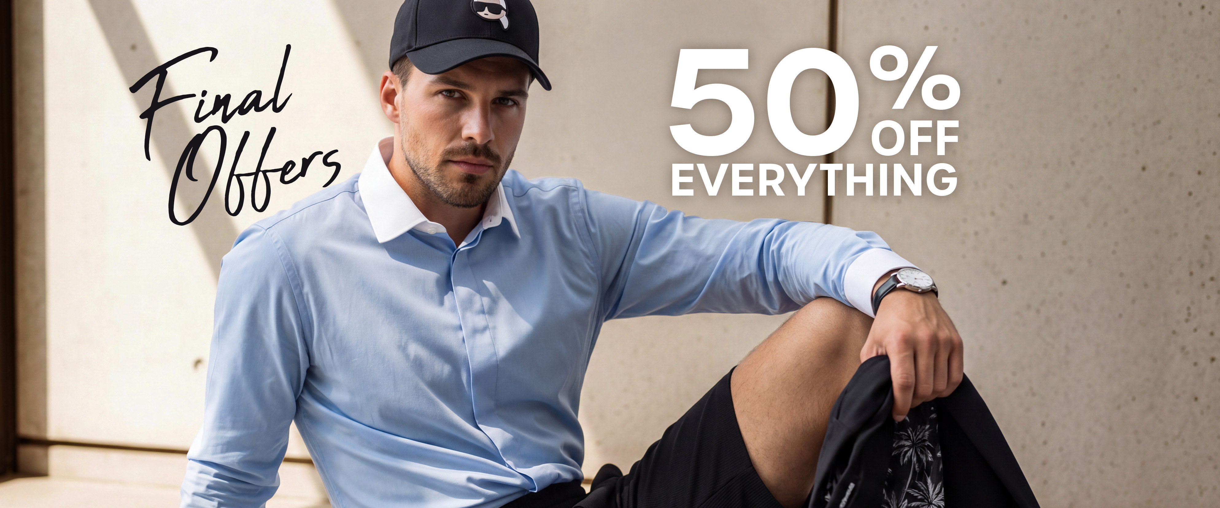 Final Offers 50 Percent Off Everything